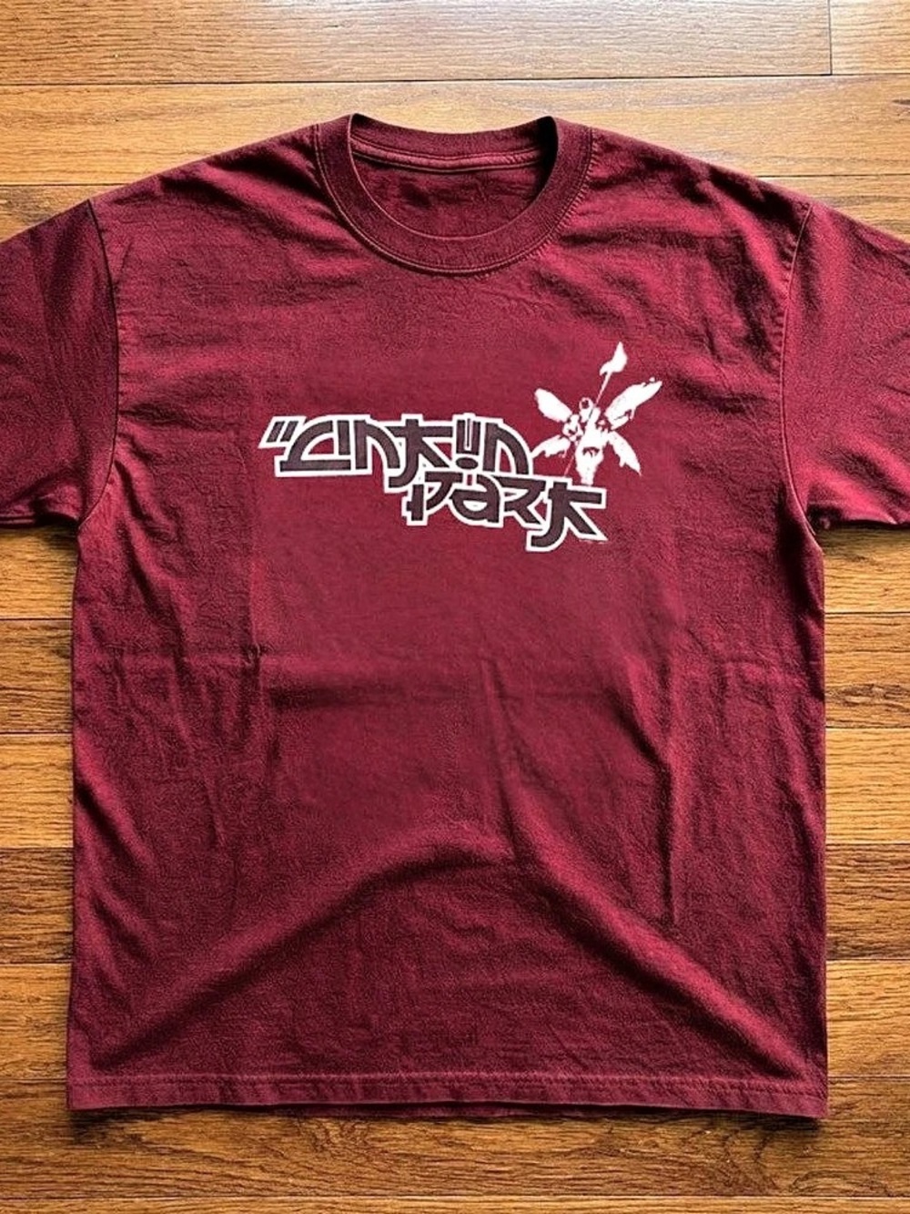 Linkin Park Graphic Short Sleeve Tee in Red